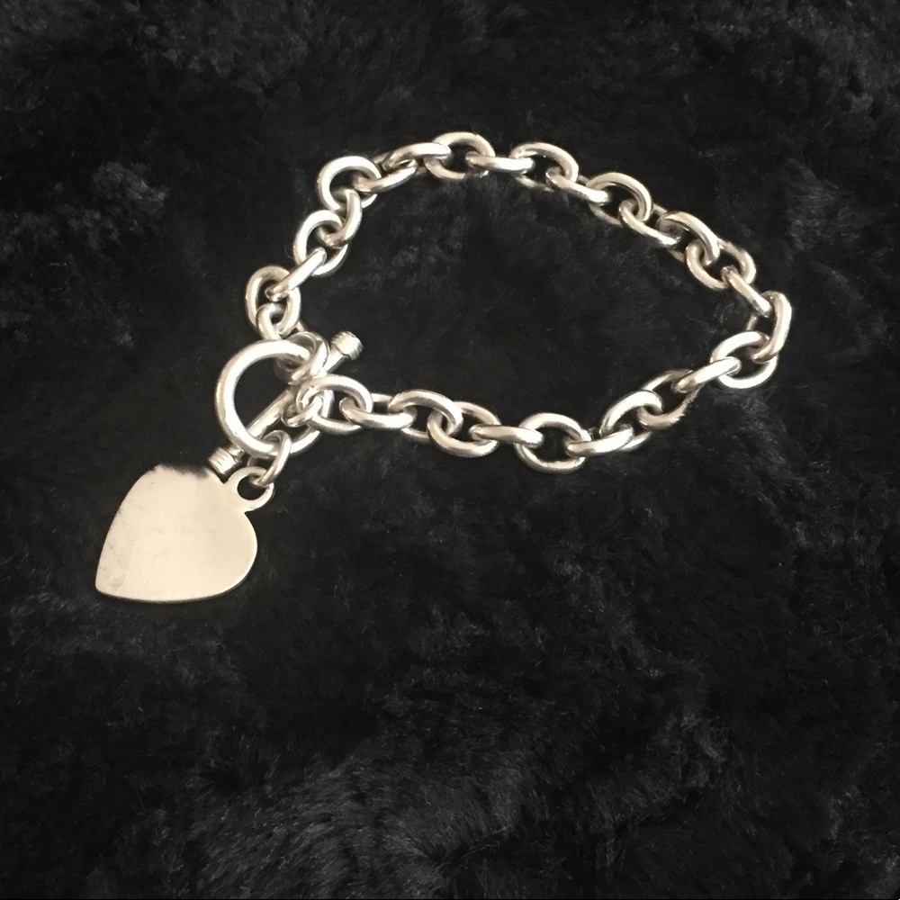 Silver Bracelet with S initial